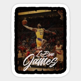 Dunk Lebron James Vintage Sticker